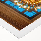 Art deco poster of New York's Grand Central Station in monochrome tones on rolled canvas, suitable for dining room walls.