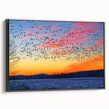 Black and white framed canvas of a vintage Pennsylvania landscape, ideal for bedroom wall art.