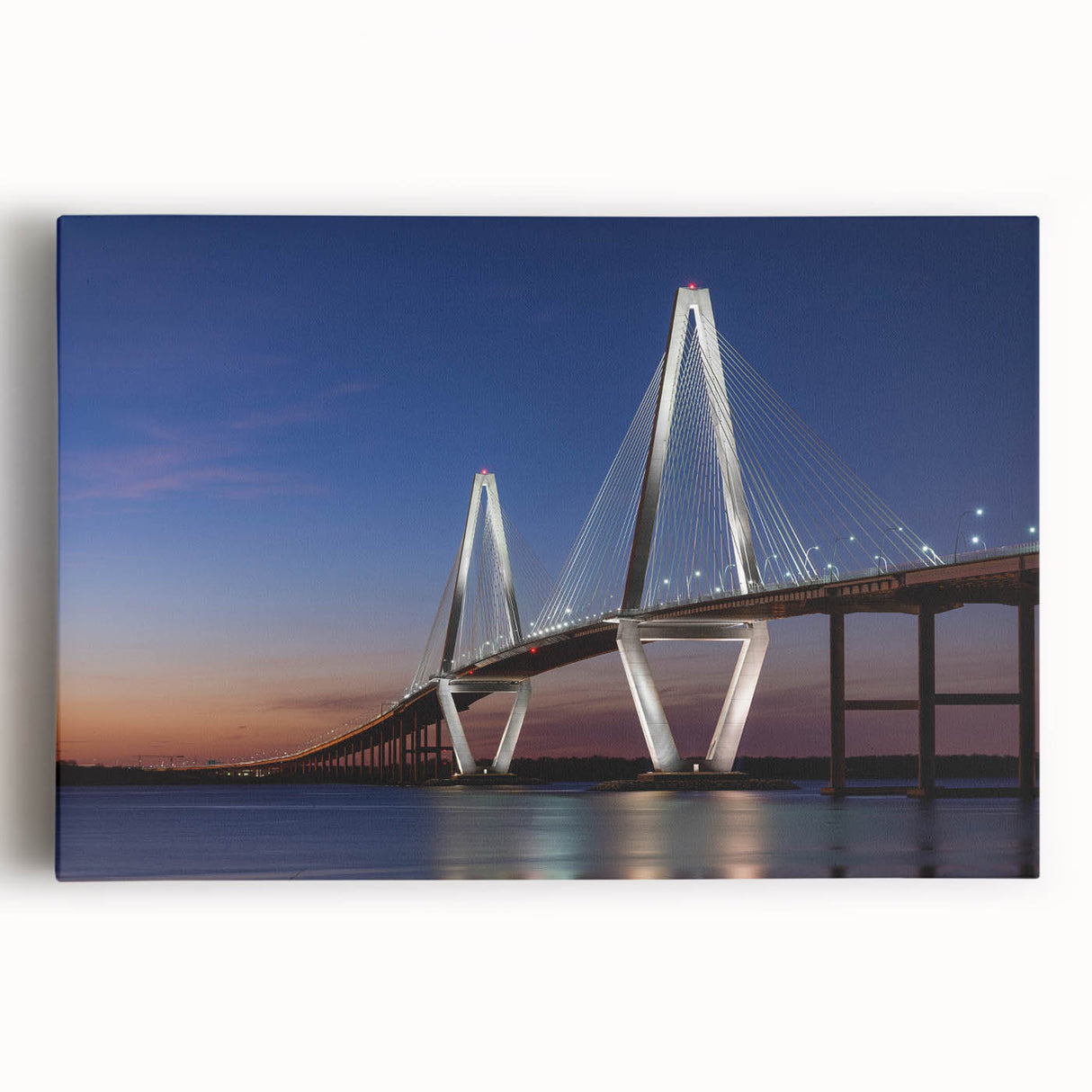 Black and white photograph of Charleston on stretched canvas, ideal for kitchen wall art.