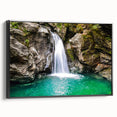 Black and white vintage poster art of a Vermont landscape on framed canvas, suitable for bedroom wall decor.