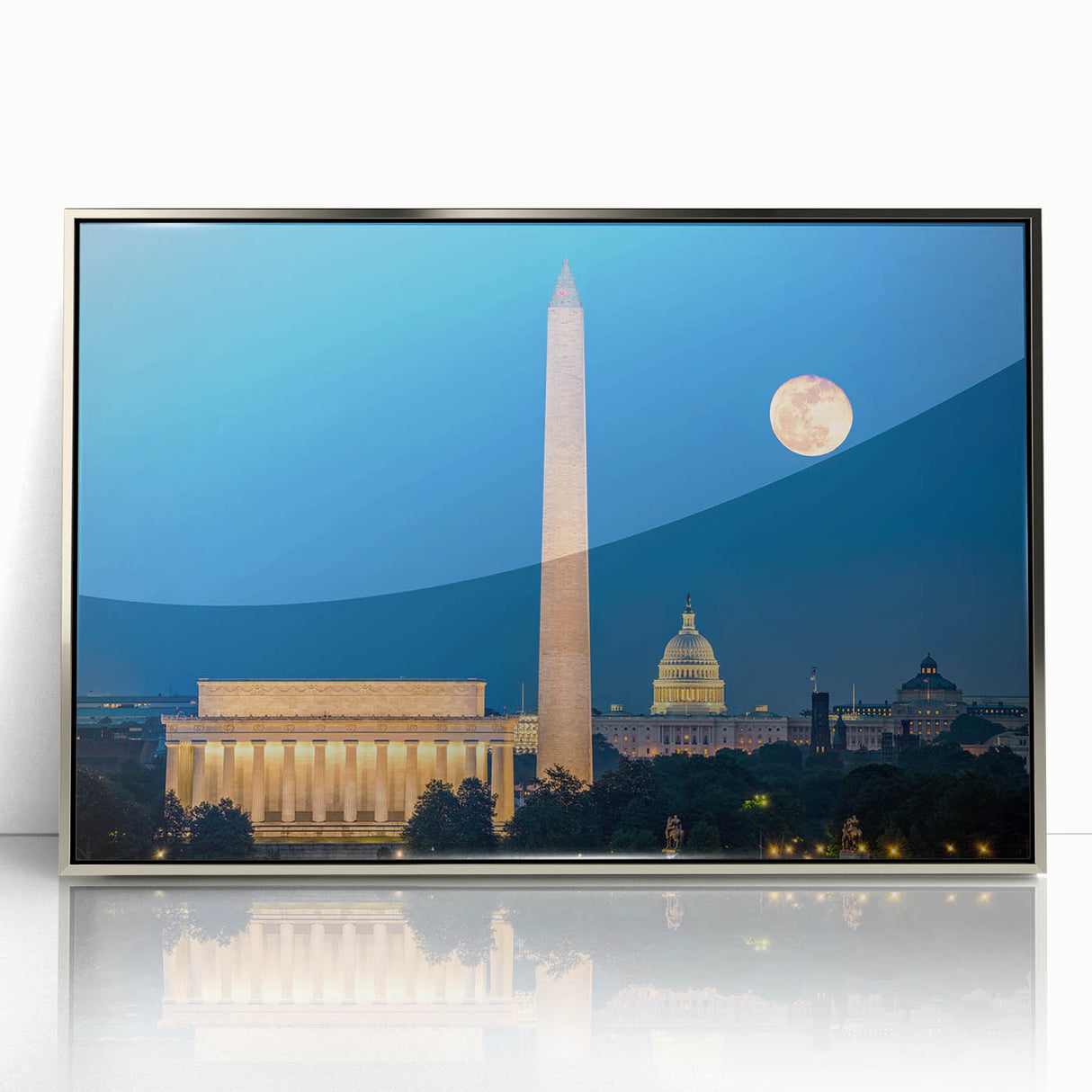Acrylic print of Washington D.C.
