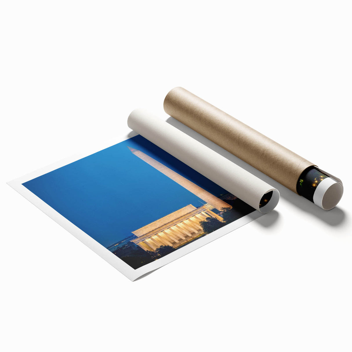 Extra large rolled print of Washington D.C.