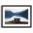 Abstract art print of Olympic scenery in vibrant, colorful hues on a large framed canvas, suitable for living room decor.