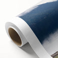 Art deco poster of Olympic National Park with muted green and blue tones on rolled canvas, ideal for nursery wall art.