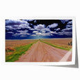 Rolled print of West Virginia scenery in soft earth tones, ideal for art wall dining room or classy bathroom decor.
