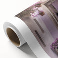 Art Deco style poster of a Greek door architecture on rolled canvas, ideal for nursery wall art or dining room decor.