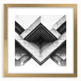 Extra large abstract art print with textured gold and beige swirls on a framed canvas, ideal for living room decor.