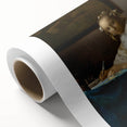Baroque Art - Elegant Lady Writing in Period Rococo Style Wall Art Print
