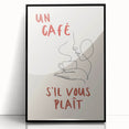 Large abstract wall art in black and white tones, framed acrylic, ideal for modern art wall decor.