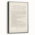Historic Declaration - Patriotic Wall Art