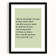 Irish Blessing St. Patrick’s Day Wall Art – Celtic Wall Art Print