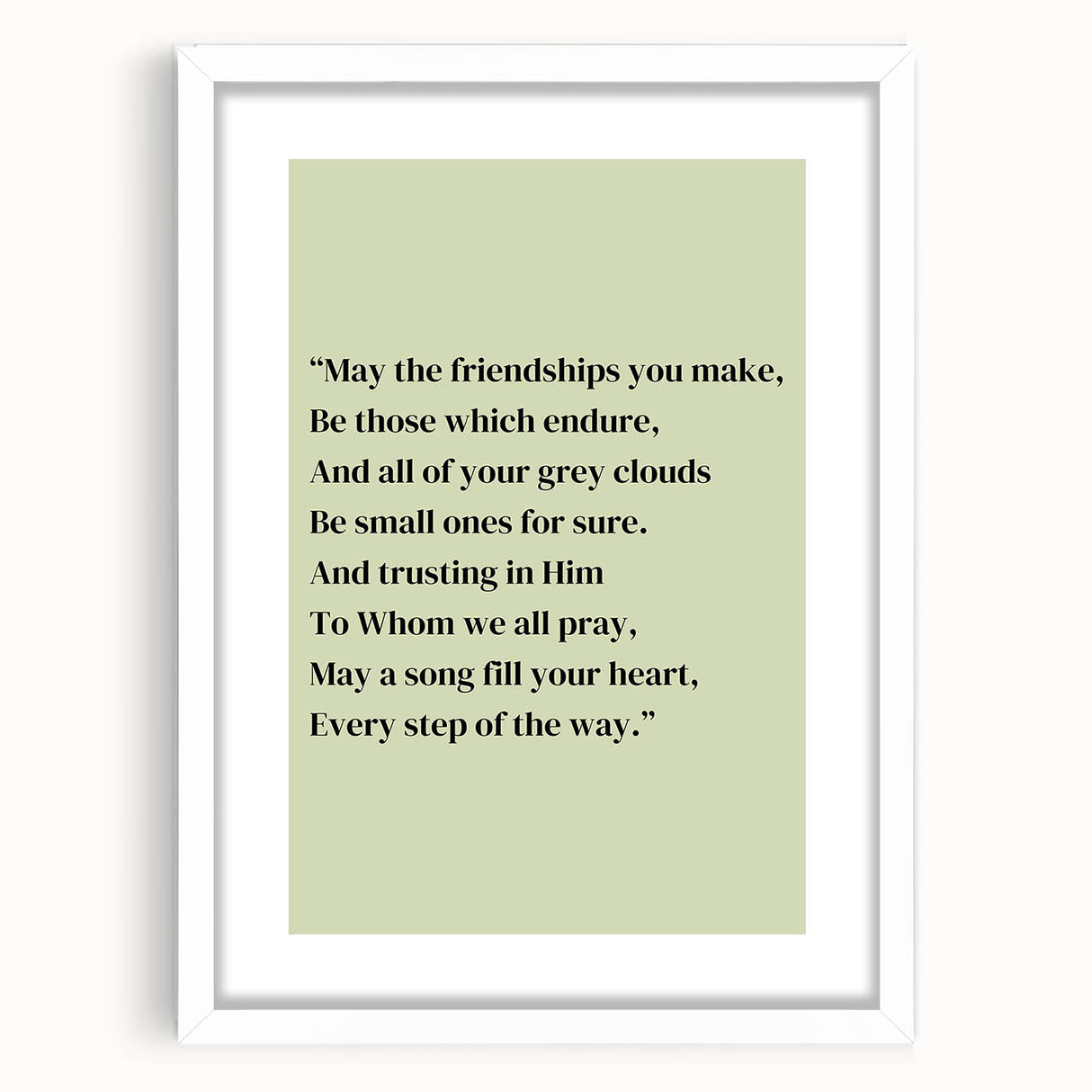 Irish Blessing St. Patrick’s Day Wall Art – Celtic Wall Art Print