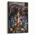 Modern Still Life with Candle - Contemporary Art Print for Trendy Decor