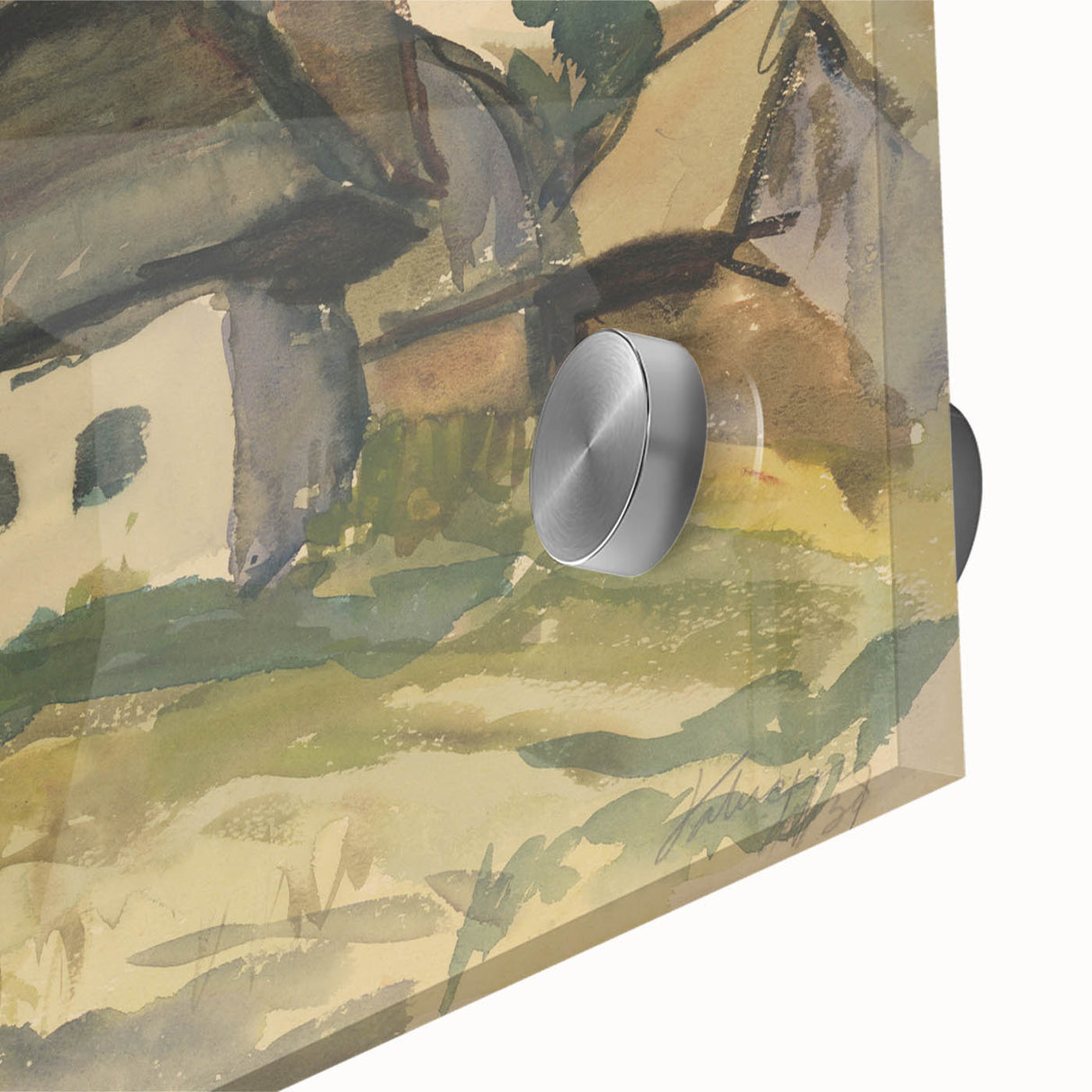 Realism Art Print – Village Motif by Zolo Palugyay | Rustic Countryside Scene