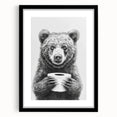 Bathroom Canvas Art - Bear Holding Toilet Paper