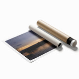 Extra large rolled print of a Mali landscape featuring muted earth tones, ideal for classy bathroom wall art.