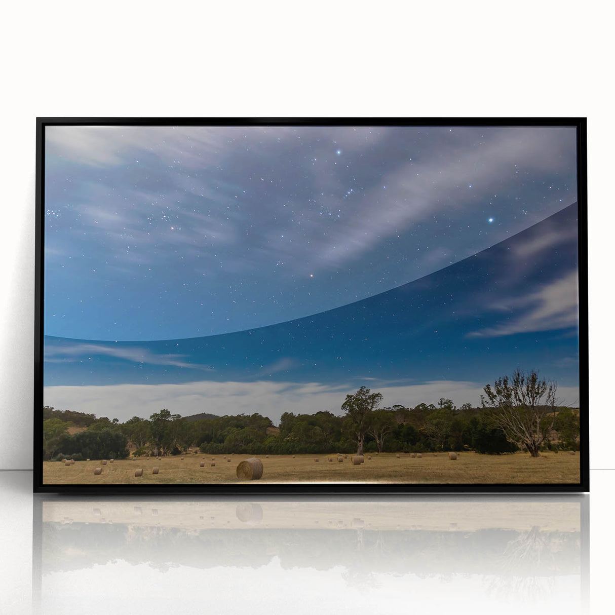 Large abstract wall art of Adelaide scenery, in muted earth tones on framed acrylic, suitable for modern living room decor.