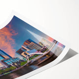 Extra large wall art featuring line art flowers in monochrome, printed on rolled canvas, ideal for large living room spaces.