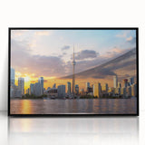 Large abstract wall art featuring a minimalist Ontario.