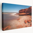 Scenic Prince Edward Island landscape on large stretched canvas, featuring vivid blue and green hues.