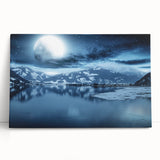 Black and white photograph of Yukon scenery on stretched canvas, ideal for kitchen wall art or bedroom ambiance.