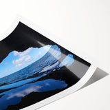 Extra large wall art featuring line art flowers in muted earth tones on a rolled print, ideal for large living room decor.