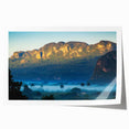Extra large rolled print of a Caribbean Cuba scenery with vibrant floral elements, ideal for art wall dining room.