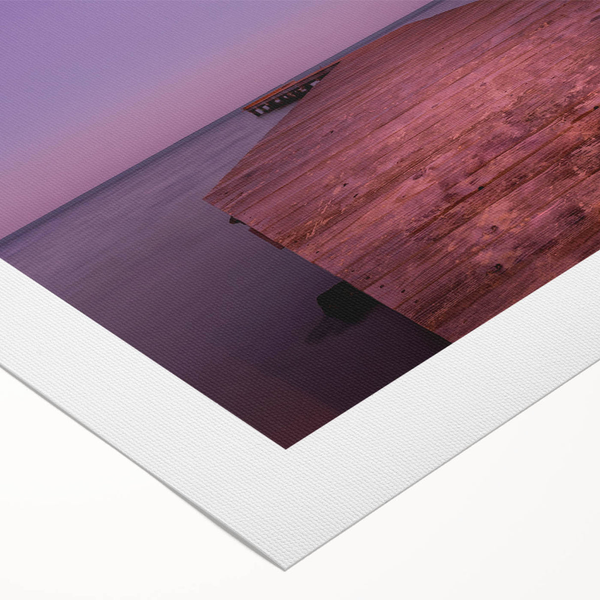 Art deco poster of a Belize scenery in pastel shades on rolled canvas, suitable for dining room wall art.