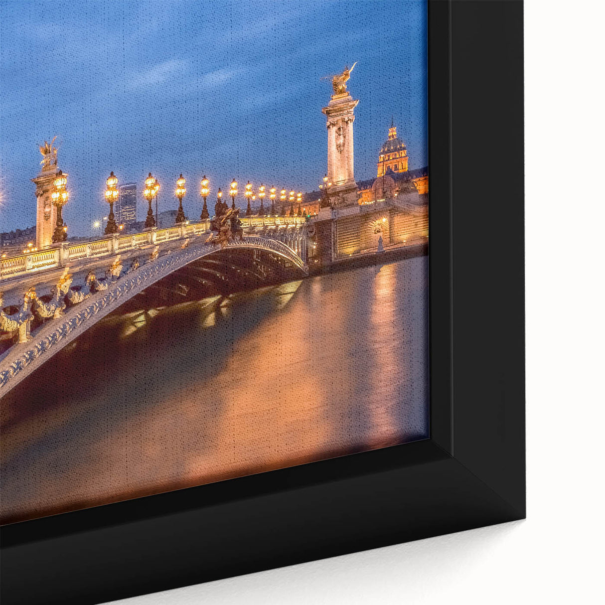 Black wall art featuring a textured depiction of the Eiffel Tower in vibrant colors, ideal for living room decor.