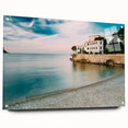Acrylic print of a Provence landscape in muted earth tones, ideal for dining room decor.