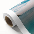 Art deco poster of Provence scenery in muted earth tones on rolled canvas.