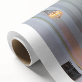 Art deco poster of Munich skyline in pastel shades on rolled canvas, suitable for nursery wall art or dining room.