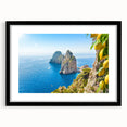 Abstract art print of a colorful European scenery on a textured, extra-large canvas, ideal for living room decor.