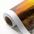 Art Deco poster of Monaco scenery in pastel shades on rolled canvas, suitable for nursery or dining room decor.