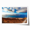 Extra large rolled print of a floral scene in vibrant hues, suited for art wall dining room or classy bathroom.