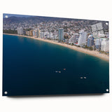 Acrylic print of Acapulco scenery in vibrant colors, ideal for bedroom or dining room decor.
