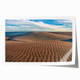 Extra large rolled print of Baja California scenery with vibrant floral elements, ideal for dining room wall art.