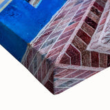 Black and white landscape art painting of Guanajuato on stretched canvas, suitable for bedroom wall art.