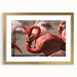 Extra large abstract art print of Yucatan scenery in gold frame, ideal for living room, featuring textured earth tones.