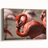 Framed canvas depicting a vintage-style landscape of Yucatán, Mexico in black and gold tones, ideal for bedroom wall art.