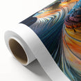 Art deco poster of Arizona's Coyote Buttes in pastel shades on rolled canvas, ideal for nursery wall art.
