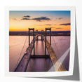 Extra large rolled print of Delaware scenery with vibrant floral designs, suitable for dining room or bathroom wall art.