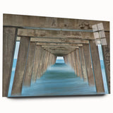 Acrylic print of Savannah, Georgia, in muted earth tones, ideal for bedroom or dining room art.