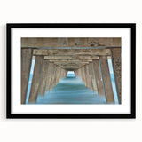 Extra large abstract art print of Savannah scenery, featuring colorful textured design on framed canvas.