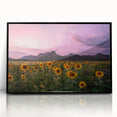 Large abstract wall art depicting a Kansas scenery in muted earth tones on a framed acrylic, ideal for modern art wall decor.