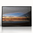 Large abstract wall art featuring Louisiana scenery in muted earth tones on a framed acrylic.