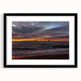 Colorful abstract art print of Annapolis scenery, with textured design on extra large framed canvas.