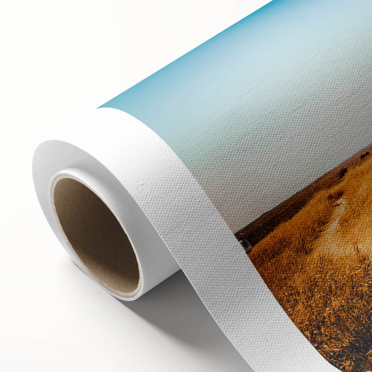Art Deco style poster of Nantucket scenery in soft pastel colors on rolled canvas, ideal for nursery wall art.