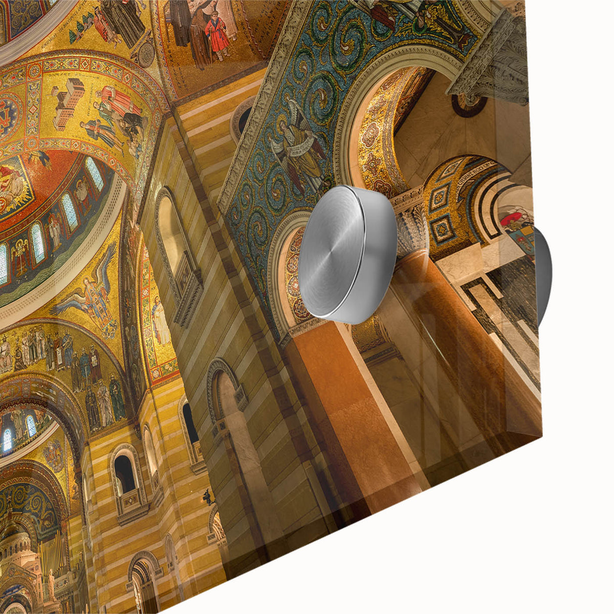 Acrylic print of a large abstract depiction of the St.