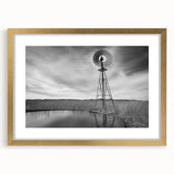 Extra large abstract art print of Nebraska scenery in textured style, framed in gold, ideal for living room decor.
